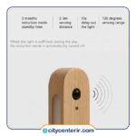 آویز کلید هوشمند چوبی با نور LED - Image 4